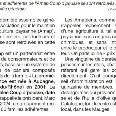 Article OF Assemblée générale 2024