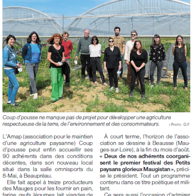 Article Ouest France 2021